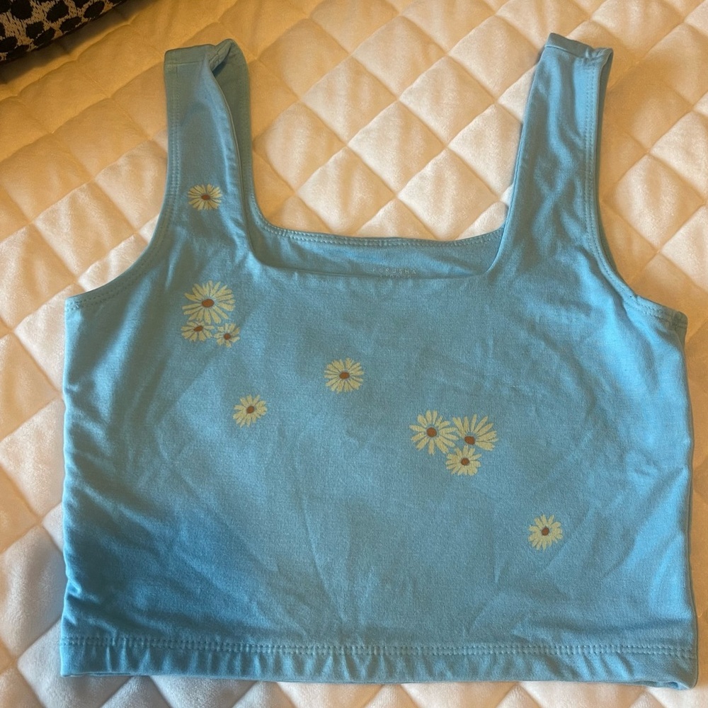 Purusha People Daisy Square Neck Top
